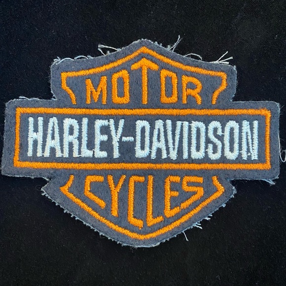 Vintage Harley-Davidson Motorcycles Shield Patch - Picture 1 of 7
